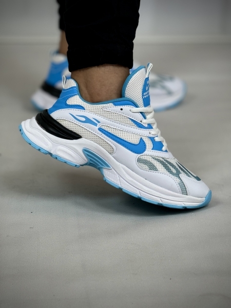 کتونی نایک آتیشی سفید آبی 1917 AFRA
