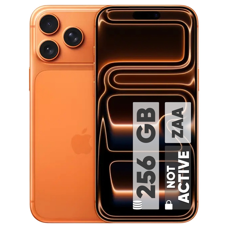 گوشی موبایل اپل مدل iPhone 17 Pro Max ZAA تک سیم کارت + eSim ظرفیت 256 گیگابایت و رم 12 گیگابایت - نات اکتیو / ریجستر شده
