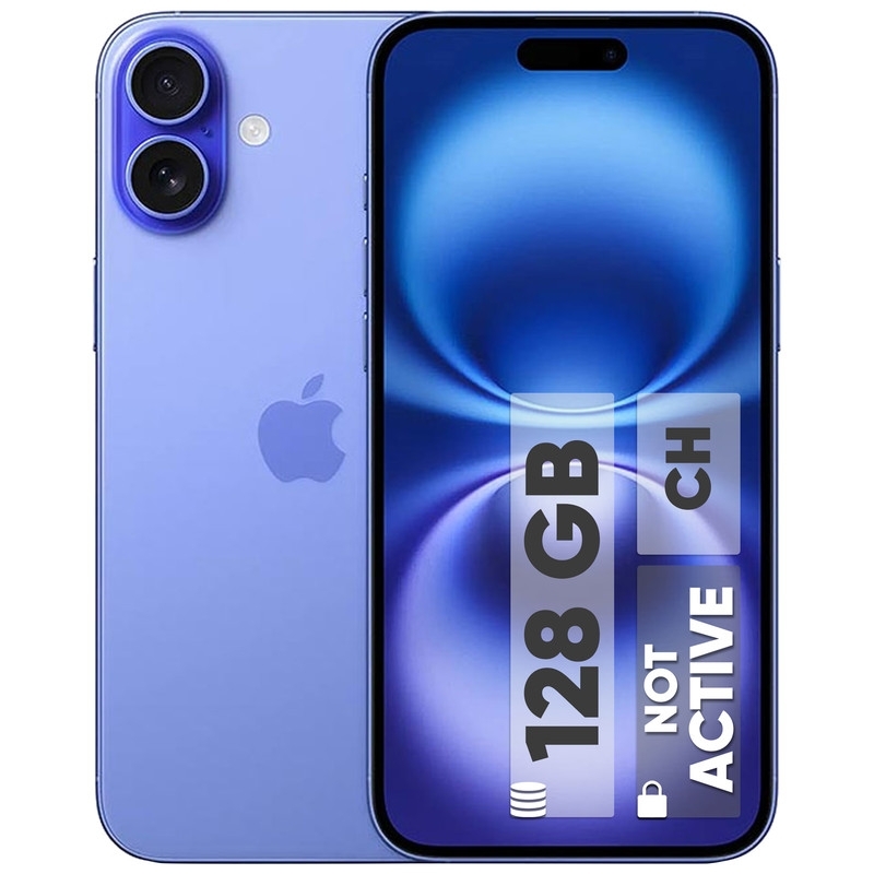 گوشی موبایل اپل مدل iPhone 16 CH دو سیم کارت ظرفیت 128 گیگابایت و رم 8 گیگابایت - نات اکتیو / ریجستر شده