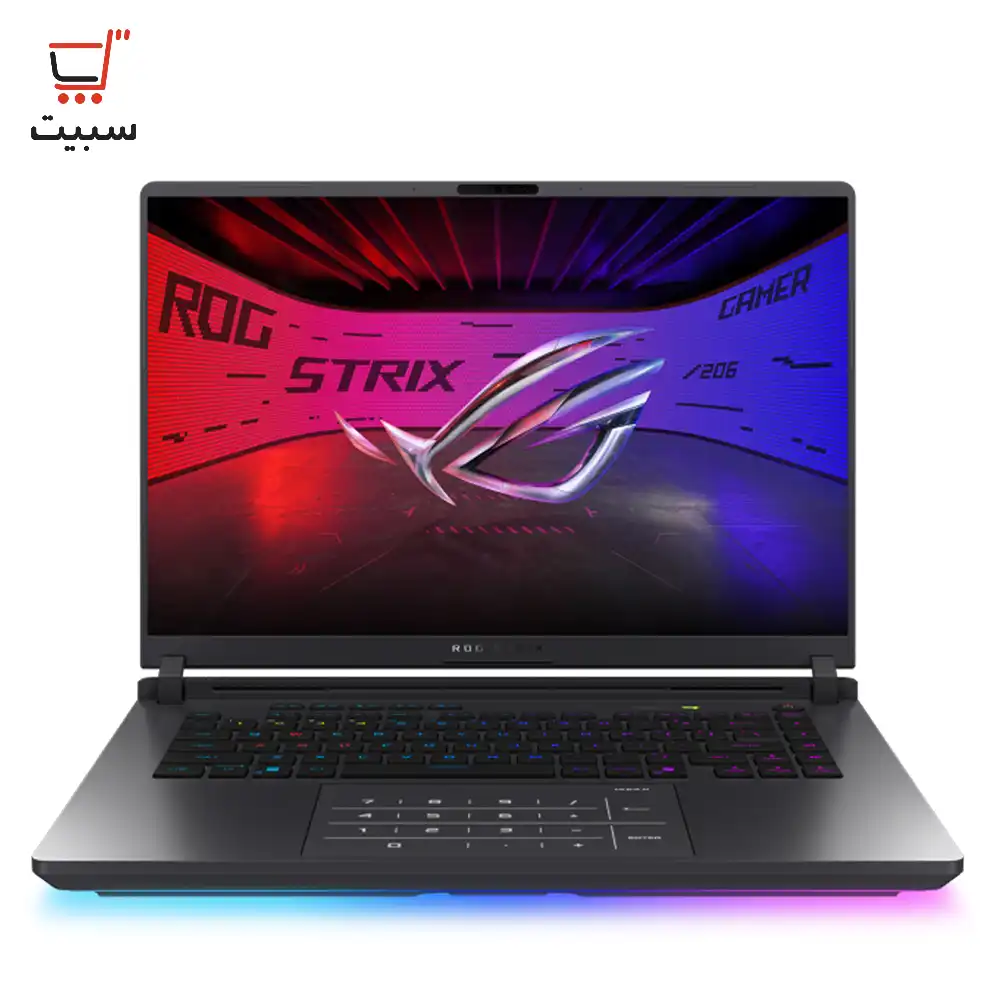 لپ تاپ 16 اینچی گیمینگ راگ استریکس ایسوس مدل ROG Strix G16 2025 G615LW Ultra 9 275HX 64G 3T SSD 16G RTX 5080 WUXGA
