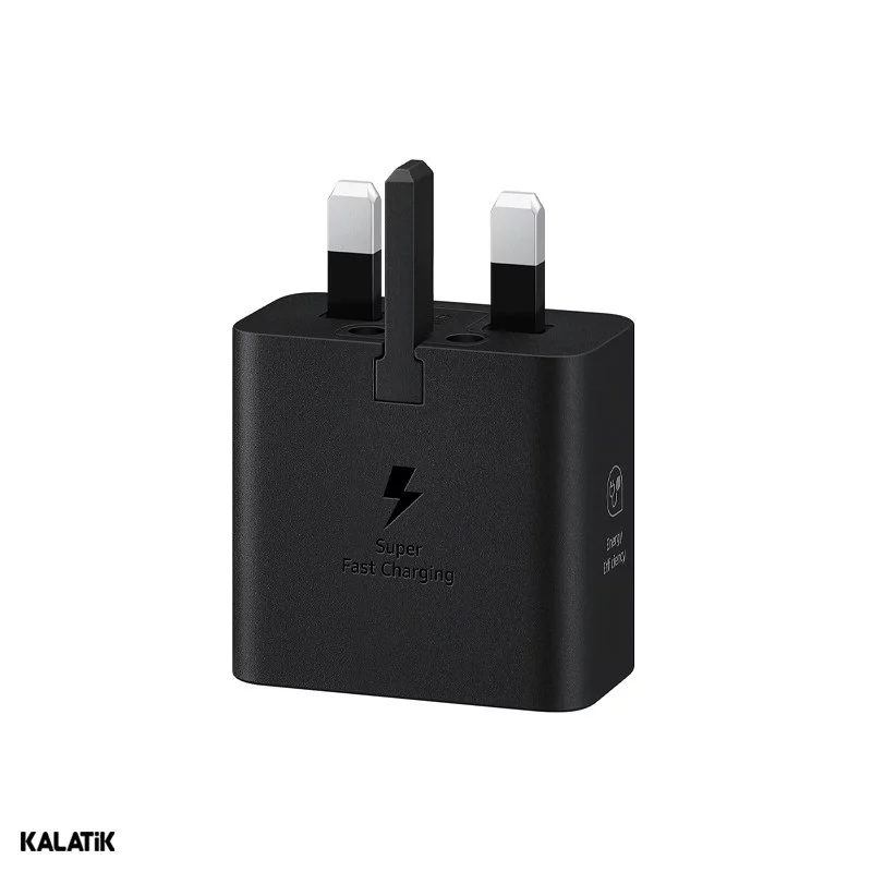 شارژر دیواری 25W سامسونگ ++A مدل EP-T2510 فست PD سه پین دارای GAN-NFC-شارسل