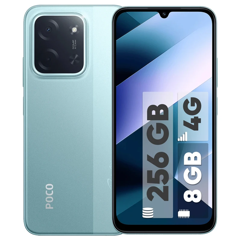 گوشی موبایل شیائومی مدل Poco C85 دو سیم کارت ظرفیت 256 گیگابایت و رم 8 گیگابایت
