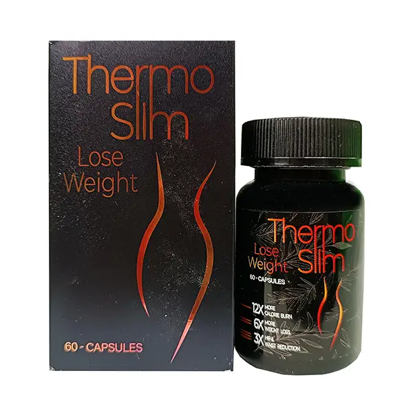 کپسول ترمو اسلیم آمیتیس نیک دارو بسته 60 عددی، کاهش وزن و افزایش متابولیسم، حذف چربی های ناحیه شکم و پهلو