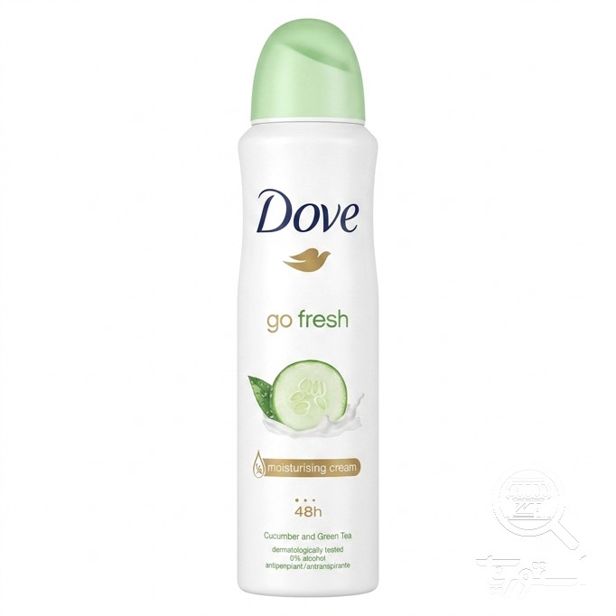 اسپری ضدتعریق زنانه داو مدل Go Fresh Cucumber & Green Tea حجم 250 میلیلیتر
