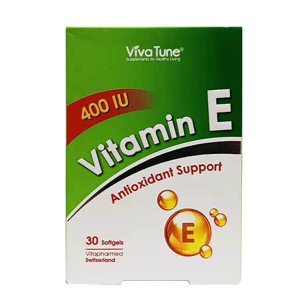 کپسول نرم ژلاتینی ویتامین E 400 واحد ویواتیون بسته 30 عددی