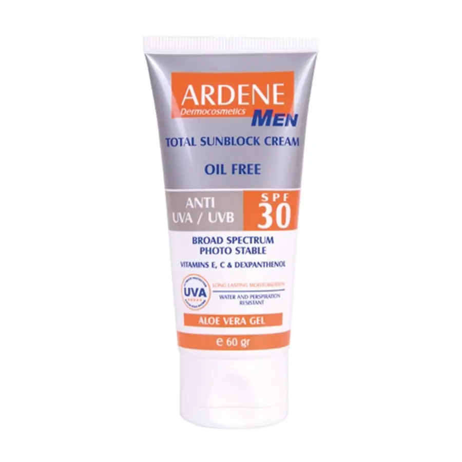 کرم ضد آفتاب آقایان SPF30 آردن مناسب انواع پوست 60 گرم