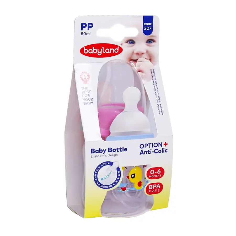 شيرخوری pc کلاسيک ارتودنسی بی بی لند حجم 80 ميلی لیتر کد 307