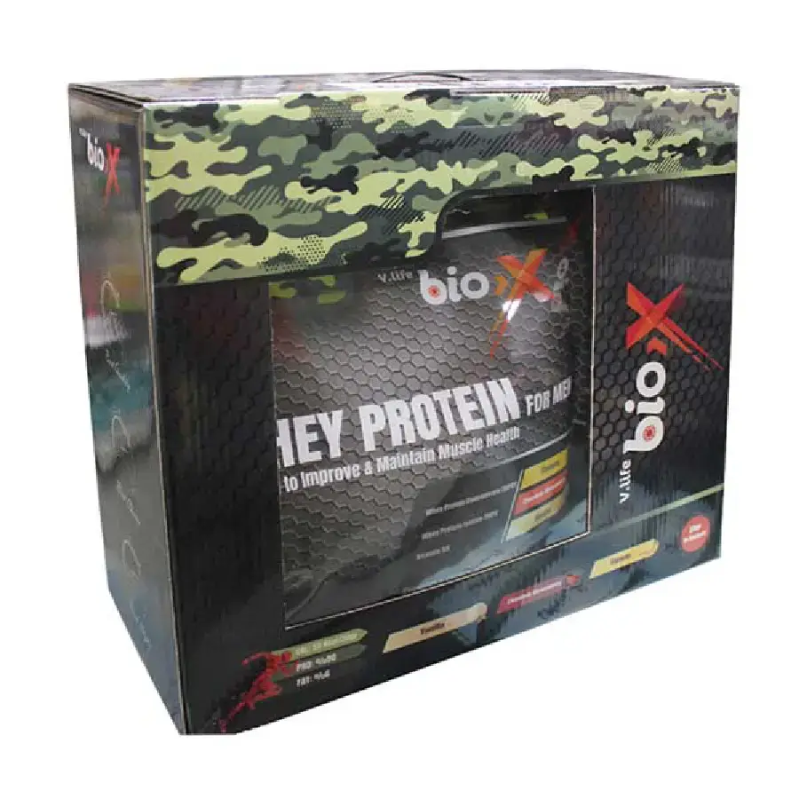 پروتئین وی آقایان بايوکس ساشه جعبه ای 2250 گرم (75 ساشه 25 گرمی)