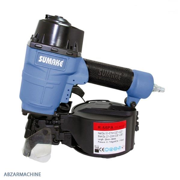 میخ کوب با قابلیت کوبیدن میخ سرگرد 25 الی 57 میلیمتر SUMAKE مدل R-55PA