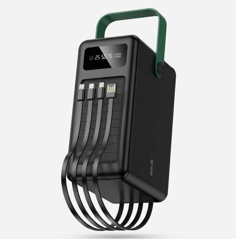 پاوربانک خورشیدی گرین لاین مدلSolar Max ظرفیت120000mAh