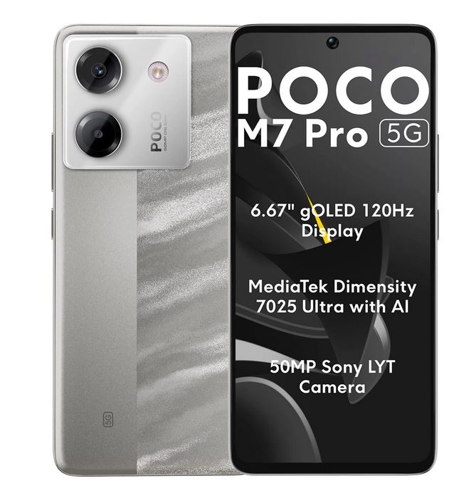 گوشی موبایل شیائومی مدل Poco M7 Pro 5G دو سیم کارت ظرفیت 512 گیگابایت و رم 12 گیگابایت