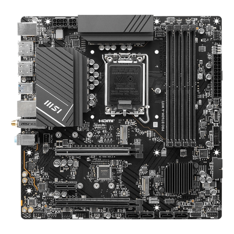 مادربرد ام اس آی مدل MSI PRO B760M-A WIFI DDR4