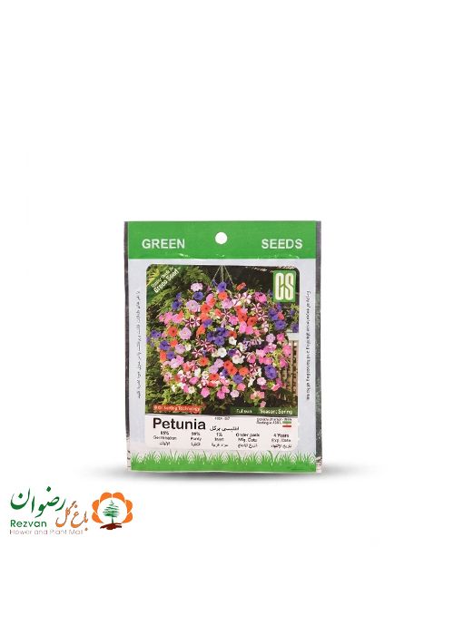 بذر اطلسی پر گل