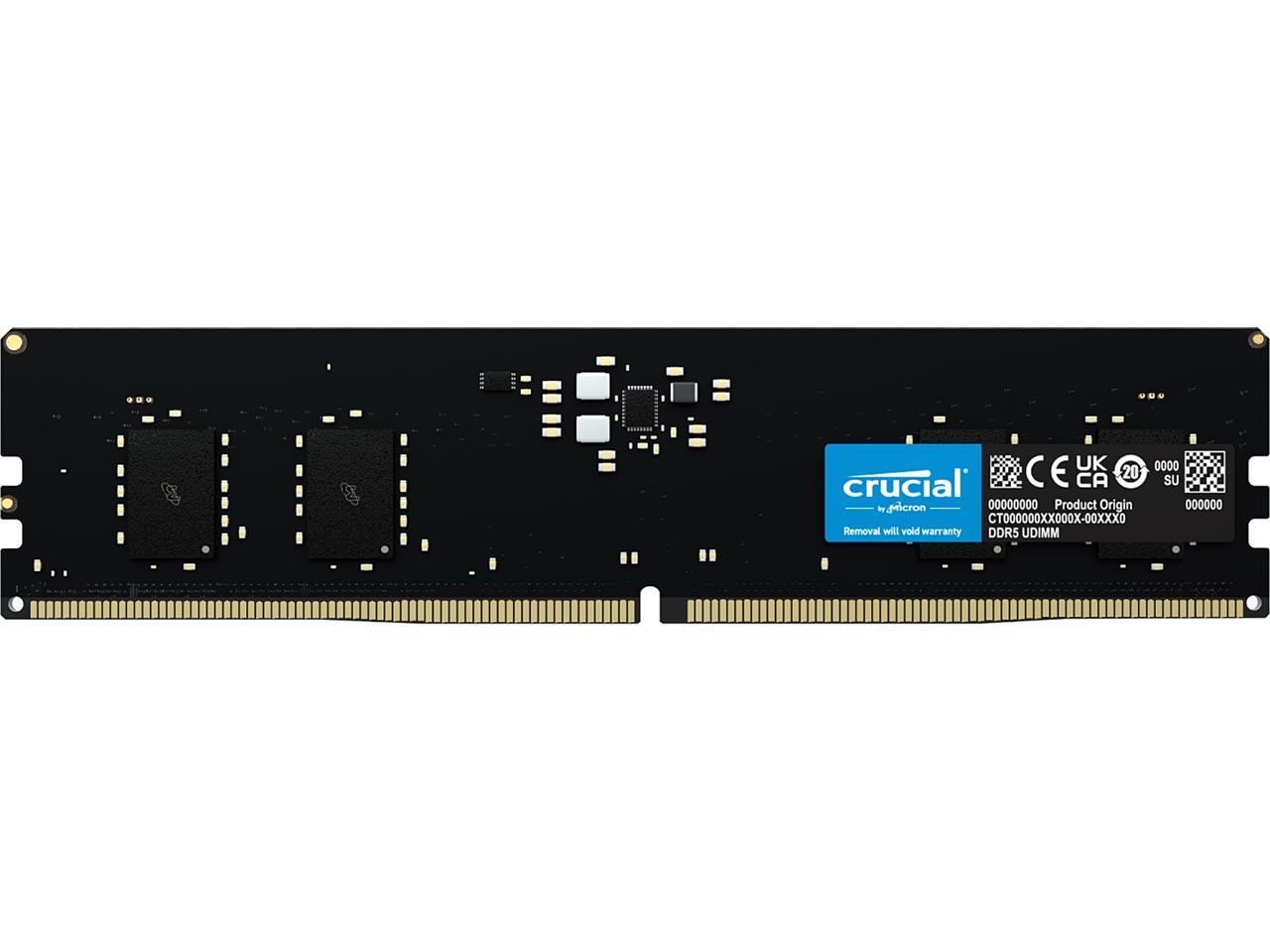 Crucial 16GB PC RAM DDR5 4800 (PC5 38400) Desktop Memory