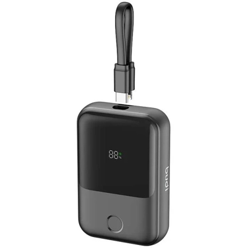 پاوربانک بودی PD و فست 10000mAh 20W دارای نمایشگر درصد شارژ با 3 پورت و کابل متصل مدل PB086B با گارانتی 18 ماهه (6 ماه تعویض) مشکی
