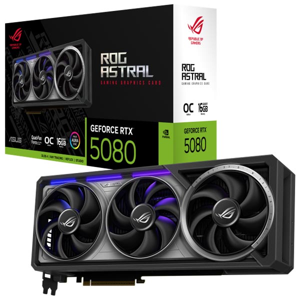 کارت گرافیک ایسوس مدل ASUS ROG Astral RTX 5080 16G OC GDDR7
