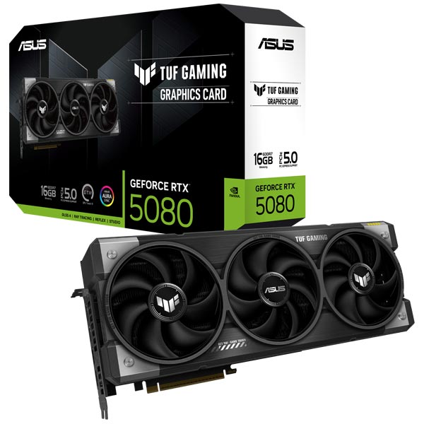 کارت گرافیک ایسوس مدل TUF Gaming GeForce RTX 5080 OC 16GB GDDR7