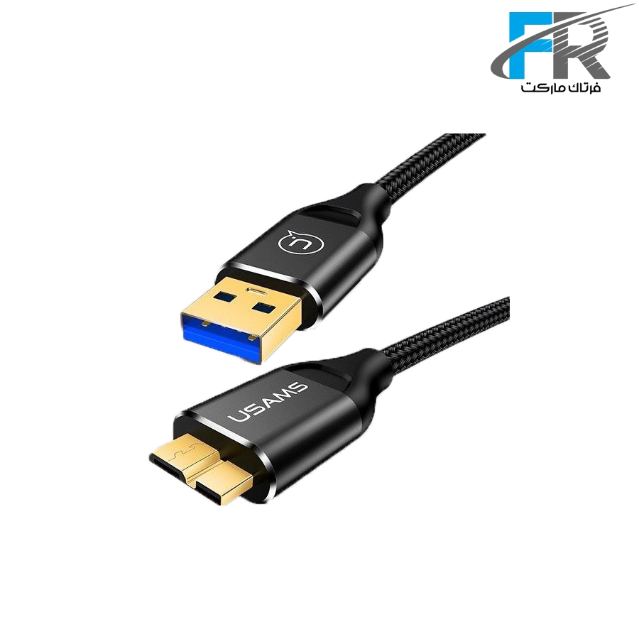 کابل تبدیل USB3.0 به Micro B یوسامز مدل US-SJ272 U19 طول 1 متر