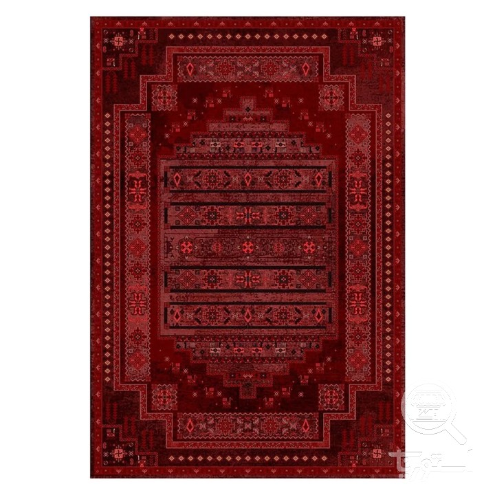 فرشینه مخمل ترک طرح عشایری لاکی کد L8-806