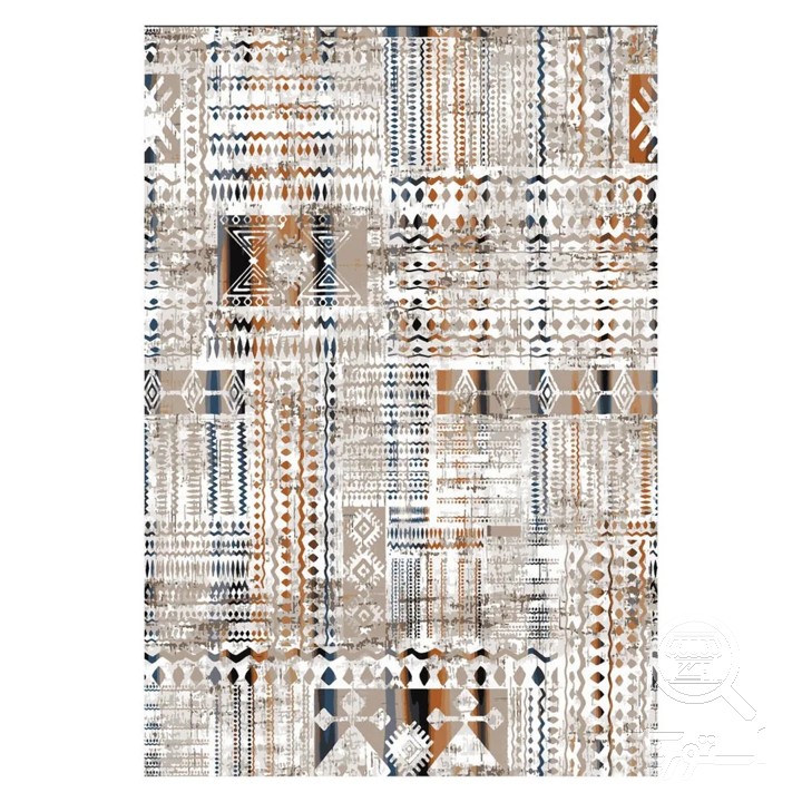 فرشینه مخمل ترک طرح عشایری مسی کد U5-223