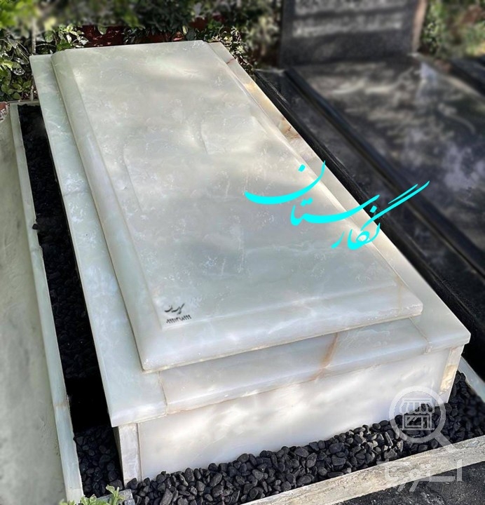 سنگ مزار مرمر سفید کد 67