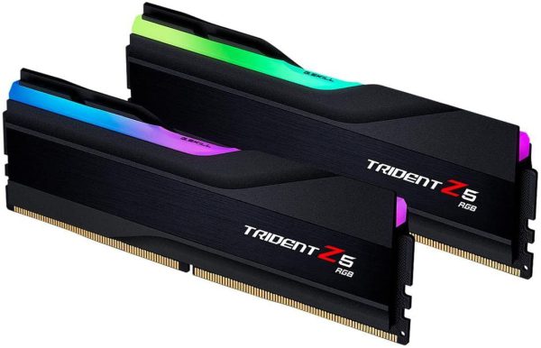 رم دسکتاپ DDR5 دو کاناله 6000 مگاهرتز جی اسکیل ظرفیت 32 گیگابایت G.Skill Trident Z RGB CL36