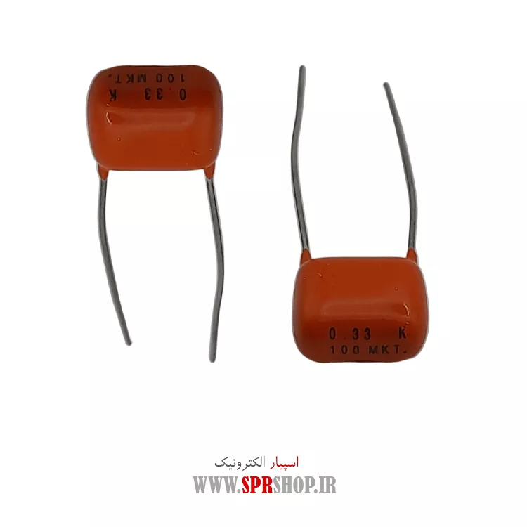 خازن پلی استر 330NF 100V
