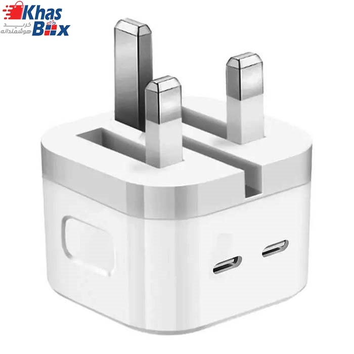شارژر 35 وات اپل دو پورت USB-C
