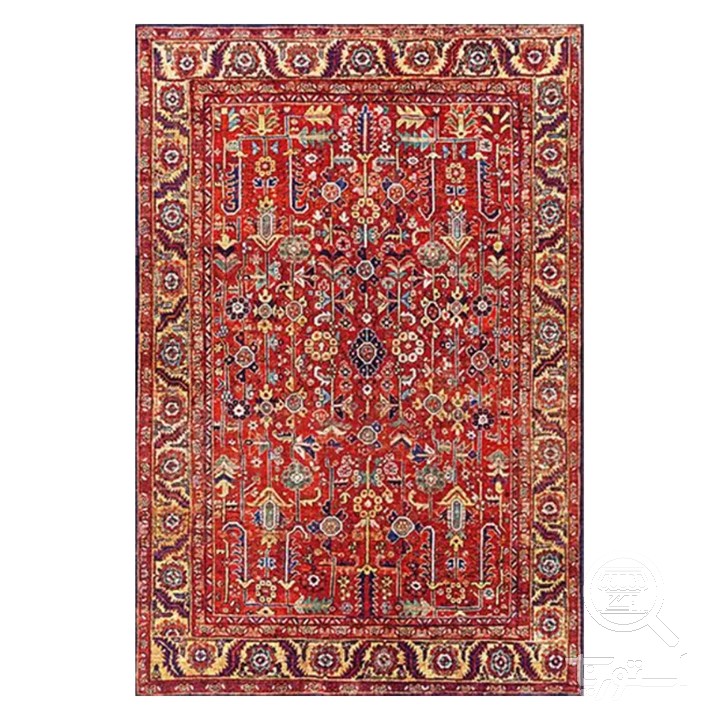 فرشینه مخمل ترک طرح افشان لاکی سرتاسری کد O152