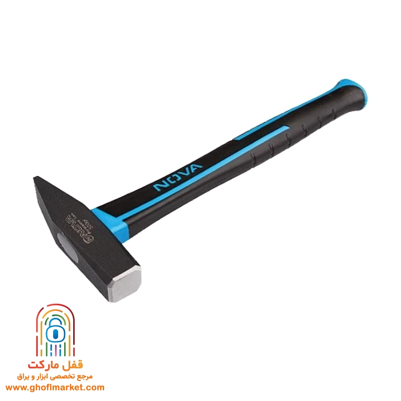 چکش 800 گرمی دسته فایبر نووا مدل 4024