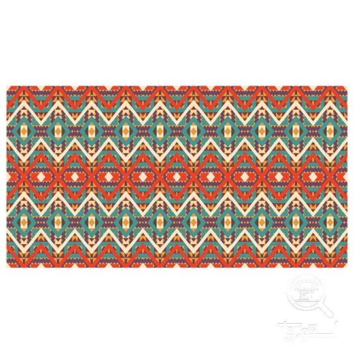 فرشینه مخمل ترک طرح عشایری آجری کد R3-125