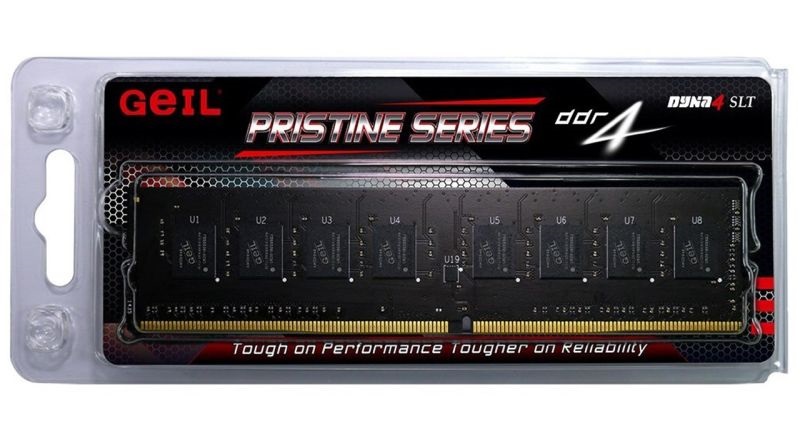 رم دسکتاپ DDR4 تک کاناله 2400 مگاهرتز CL17 گیل مدل Pristine ظرفیت 4 گیگابایت