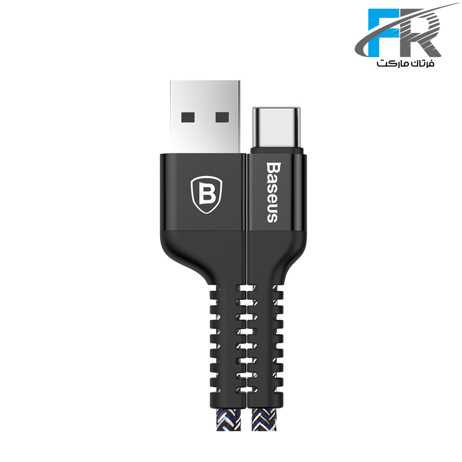 کابل تبدیل USB به USB Type-C باسئوس مدل Anti-break طول 1 متر