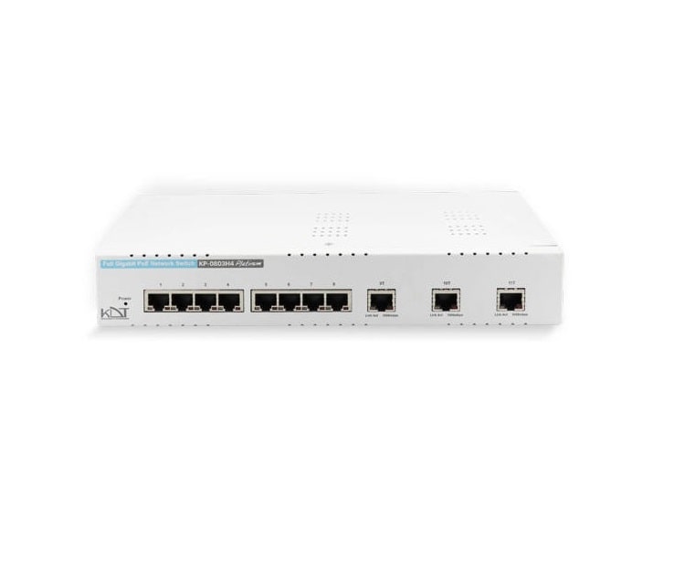 سوئیچ شبکه POE کی دی تی مدل KDT KP-0803H2FT