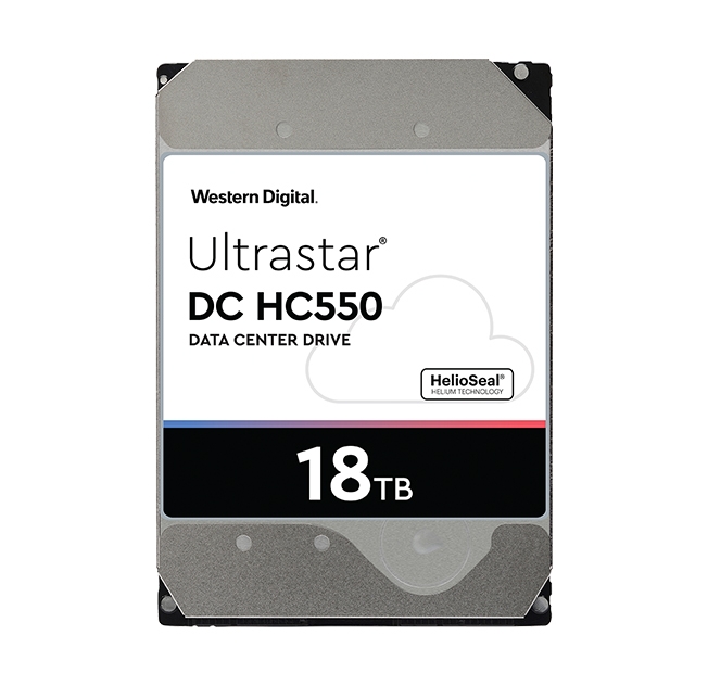 هارد اینترنال وسترن دیجیتال سری ULTRASTAR DC HC550 ظرفیت 18 ترابایت , شرکتی