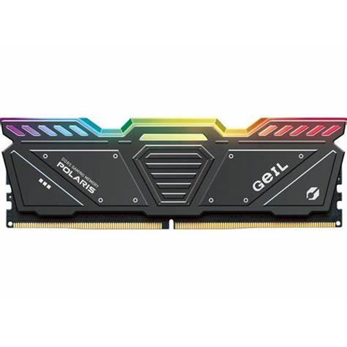 رم کامپیوتر DDR5 تک کاناله 5200 مگاهرتز CL42 گیل مدل POLARIS RGB ظرفیت 16 گیگابایت