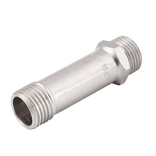 مغزی بلند رزوه ای نیوپایپ سایز 1.2 طول 50mm