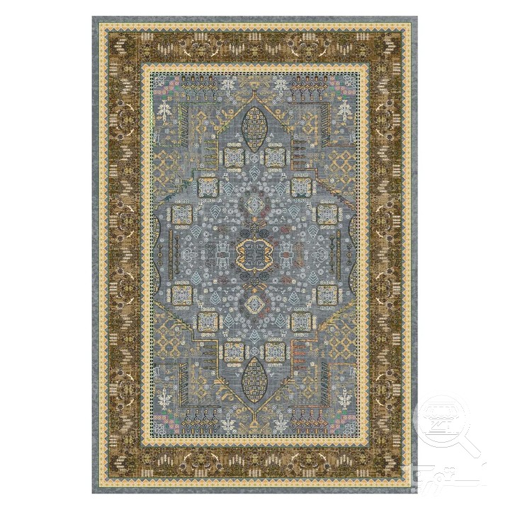 فرشینه مخمل ترک طرح عشایری زرین طوسی کد L6-224