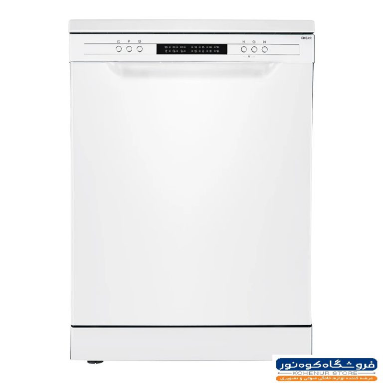 ماشین ظرفشویی جیپلاس مدل GDW-N4663W رنگ سفید