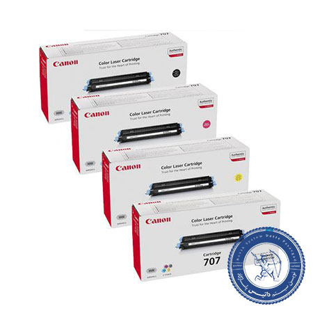 کارتریج تونر ست چهار رنگ کانن Canon 707