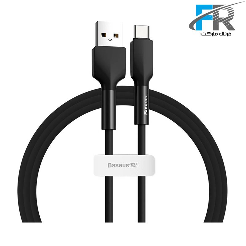 کابل تبدیل USB به Type-C باسئوس مدل Silica Gel CATGJ-A طول 2 متر