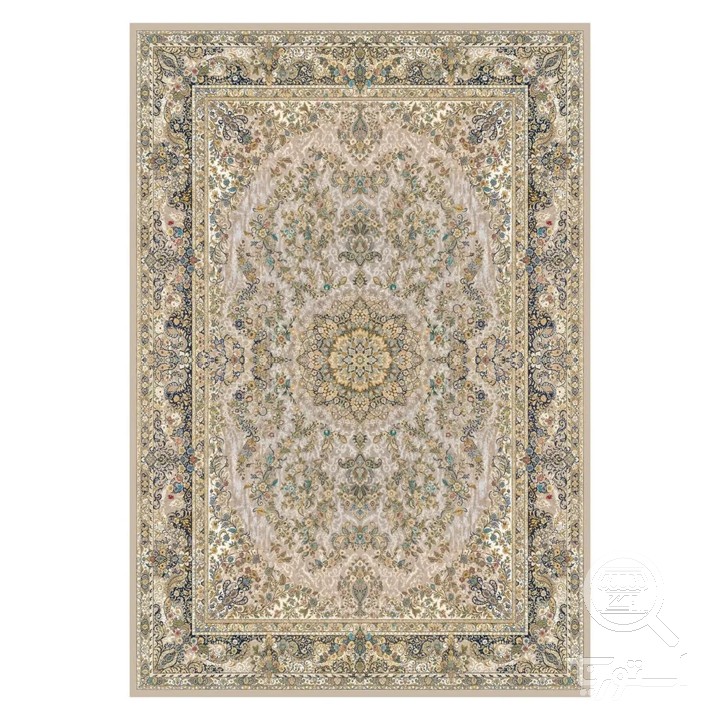 فرشینه مخمل ترک طرح شمسه شکری کد U5-39