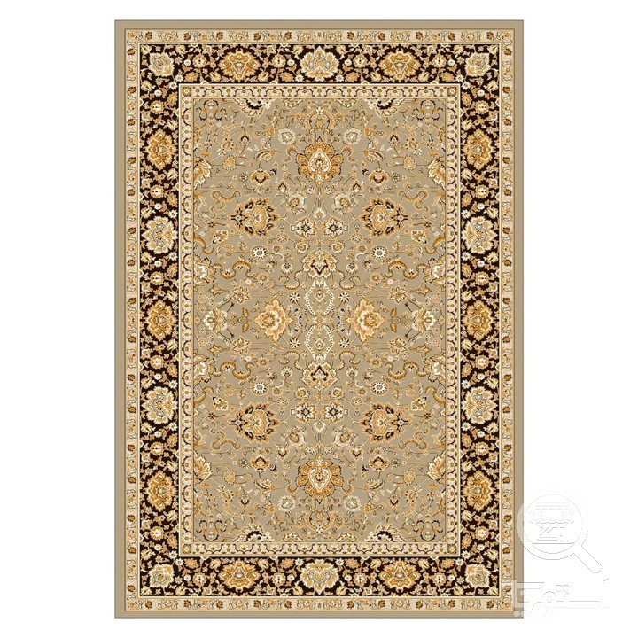 فرشینه مخمل ترک طرح قابی کلاسیک کد U9-454