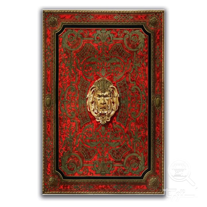 فرشینه مخمل ترک طرح قابی لاکی کد A4-075
