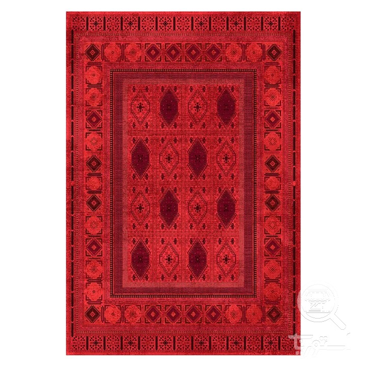 فرشینه مخمل ترک طرح عشایری لاکی کد L6-144
