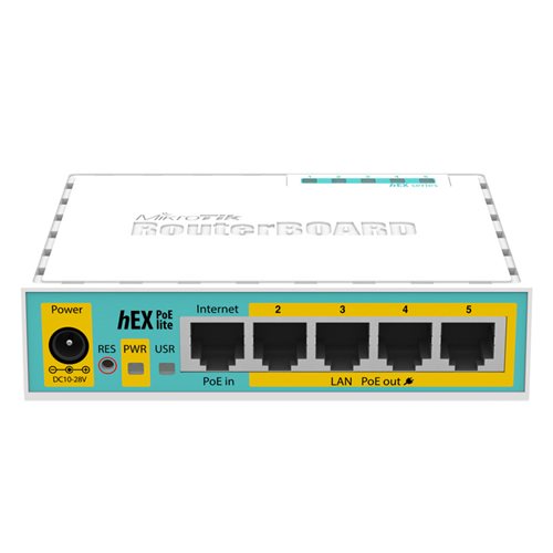 روتر میکروتیک hEX PoE lite