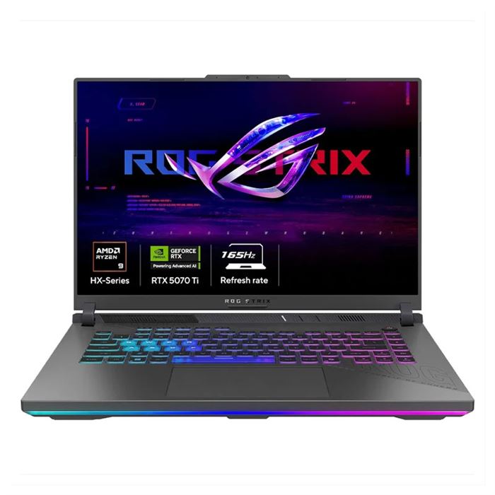 لپ تاپ 16 اینچی ایسوس مدل ROG Strix G16 (2025) G614PR-R9 8940HX-16GB DDR5 5600MHz-1TB SSD-RTX5070Ti 12GB-FHD 165Hz