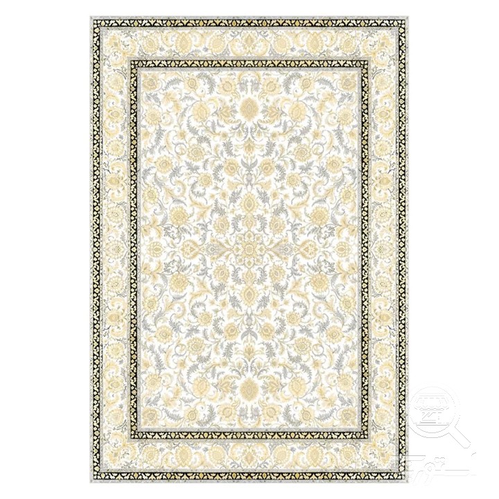 فرشینه مخمل ترک طرح شاه عباسی طلایی کد U5-68