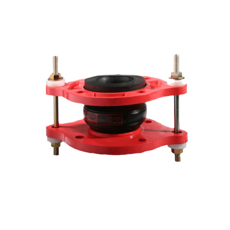 لرزه گیر لاستیکی فلنج دار مهاردار مارک قرمز، آب گرم PN10 سایز 12 اینچ ارتعاشات صنعتی ایران