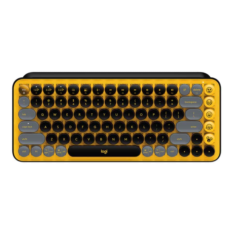 کیبورد بی سیم مکانیکال لاجیتک مدل Logitech POP KEYS With Customizable Emoji Wireless